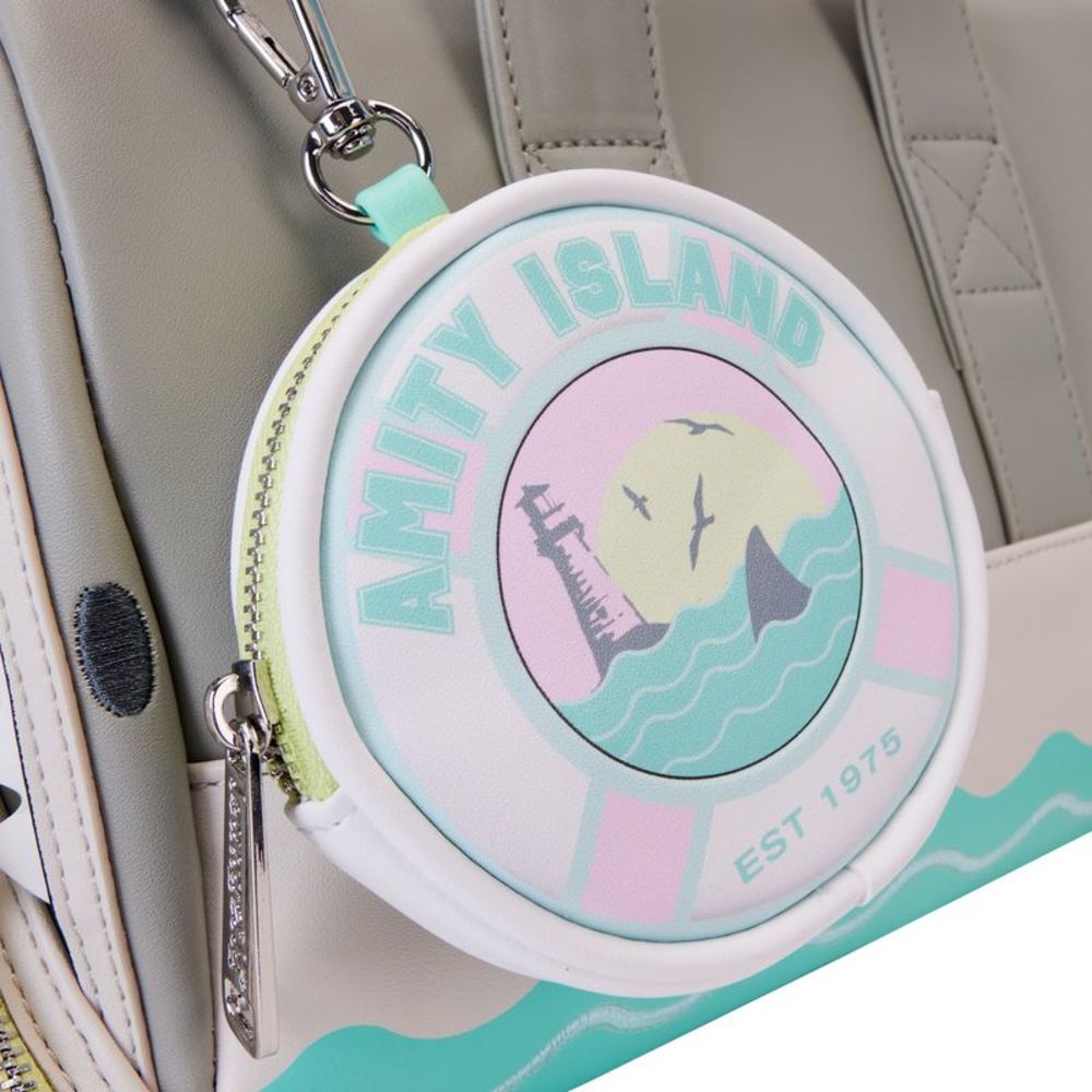 Jaws Glow Crossbody Bag with Coin Bag - Picture 6 of 7